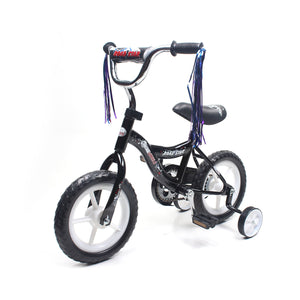 Wonder Wheels Road Star 12" BMX Kids Bike EVA Wheels - Black