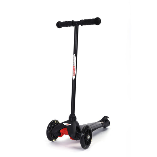 Wonder Wheels Scooter With Flashing Pu Wheel - Black