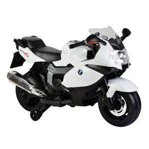 Wonder Wheels Licensed BMW Ride On Motorcycle With Light & 4 Songs - White