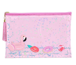 Spring Fling Floaty Pouch Flamingo - Pink