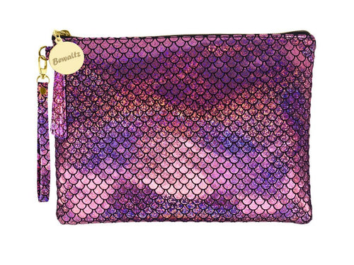 Spring Fling Small Wristlet Makeup Pouch - Pink