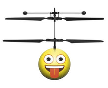 Load image into Gallery viewer, 33227Crazy-Face-Emoji-IR-UFO-Ball-Helicopter1